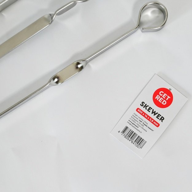 IEŠMAS KAMADO GET RED 80 cm, nerūd. plienas