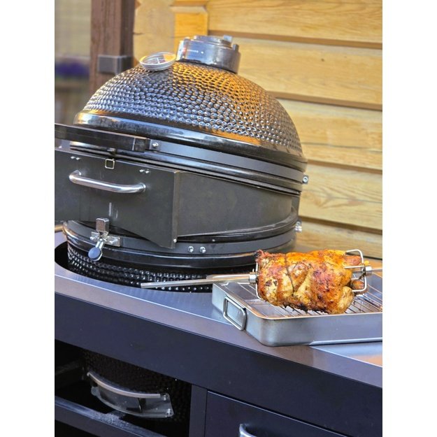 Picos ir elektrinio iešmo sistema Kamado GET RED 22" kepsninei